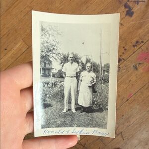 Vintage Black and White Photograph